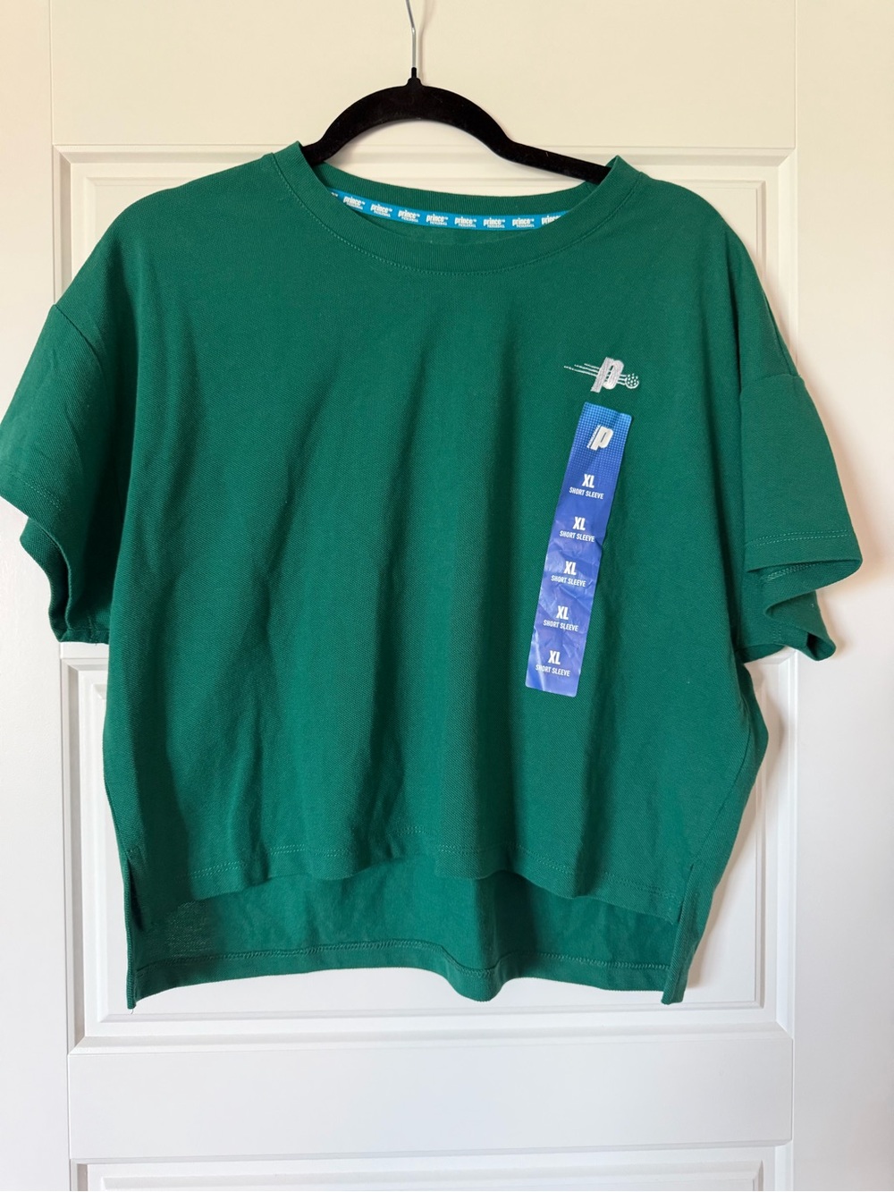 Women’s Pickleball Green Short-Sleeve Crewneck Top